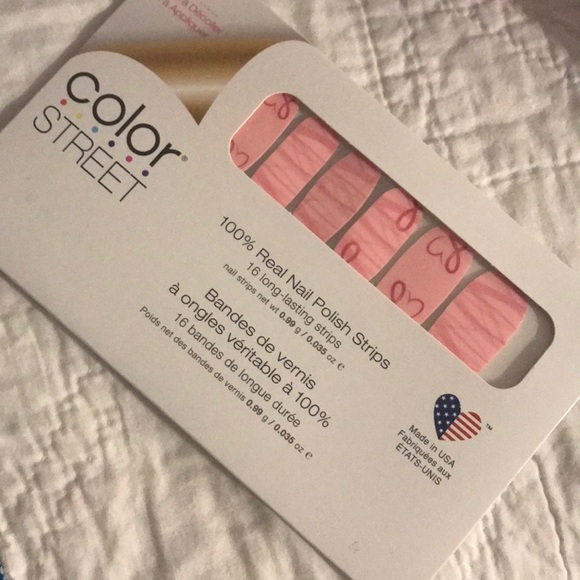 Color Street Other - 𝅺5/$25 color street nail wraps choose hope breast cancer awareness self care DIY